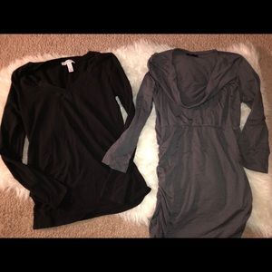 Cowlneck Tunic and Long Sleeve Tee
